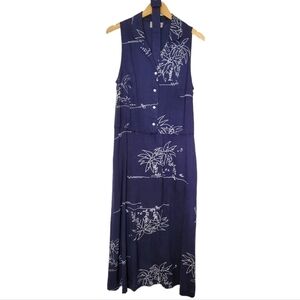 ANTELS Vintage Shirt Dress in Tropical Print